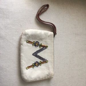 Anthropologie initial pouch